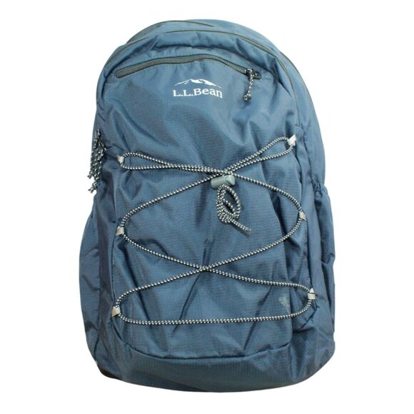 LL Bean Unisex Adult Comfort Carry Laptop Pack 36L Outdoor School Backpack Navy - Picture 1 of 13